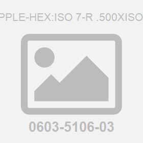 Nipple-Hex:Iso 7-R .500Xiso 7-